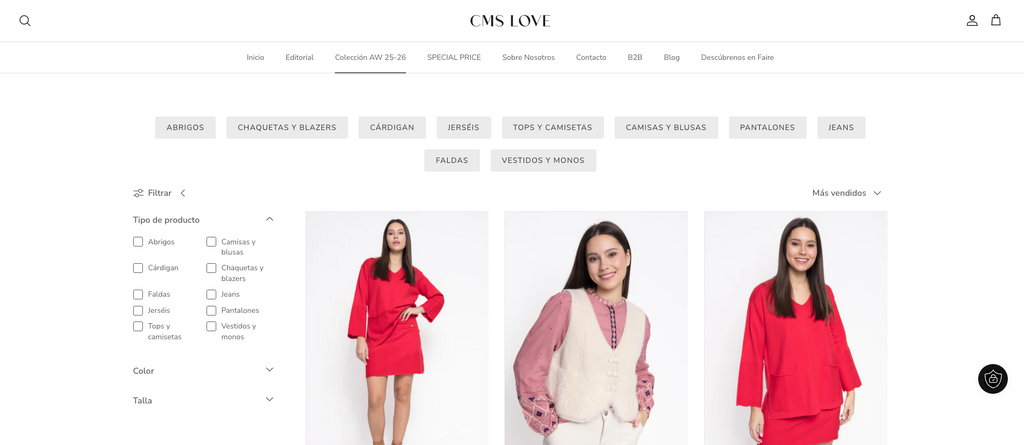 Tienda Online CMS Love